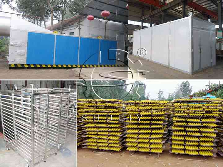 several egg tray drying machines