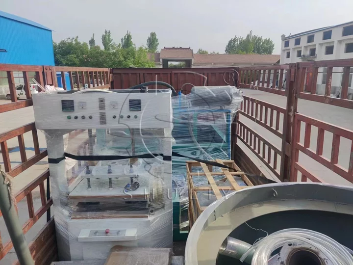 egg tray machine delivery